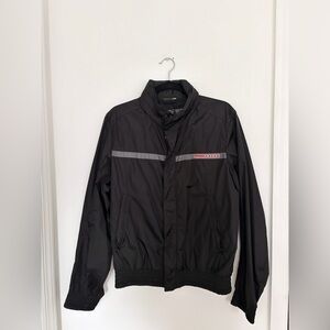 Men's Prada Black Windbreaker Jacket in size 48